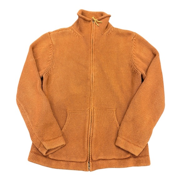 Chico’s Heavy Knit Full Zip Sweater Size 1 - Picture 1 of 3